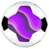 紫ファンキー サッカーボール (回転)
