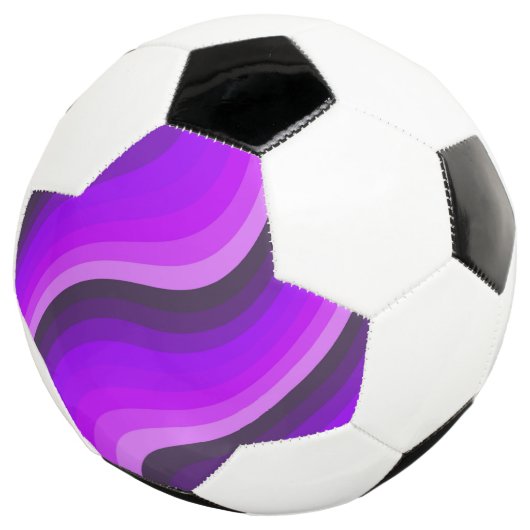 紫ファンキー サッカーボール (3/4)