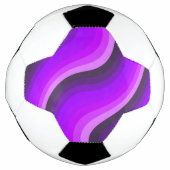 紫ファンキー サッカーボール (正面)