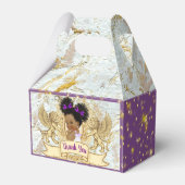 紫ファンシーと大理石の金ゴールドのアフリカプリンセス フェイバーボックス (裏面サイド)