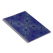 紫ファンシーアラベスクデザイン ノートブック (右側)