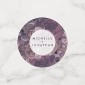 紫ファンタジー結婚紙吹雪 コンフェッティ (スモール正面)