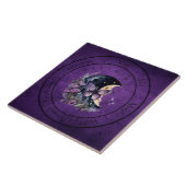 紫ファンタジー蝶の振り子 タイル (側面)