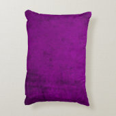 紫フェイクのベルベットの破裂 アクセントクッション (裏面(縦))