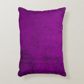 紫フェイクのベルベットの破裂 アクセントクッション (正面(垂直))