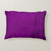 紫フェイクのベルベットの破裂 アクセントクッション (裏面)
