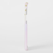 紫フェイクの水彩の金ゴールド紙吹雪 Case-Mate iPhoneケース (裏面/左)