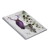 紫フクロウ〔雄ジカの〕枝角2 ノートブック (右側)