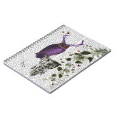 紫フクロウ〔雄ジカの〕枝角2 ノートブック (左側)