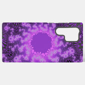 紫フラクカラフルラクタ SAMSUNG GALAXYケース (裏面横)