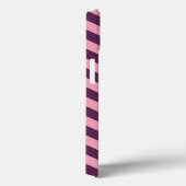 紫フロステッド蘭シボロン Case-Mate iPhoneケース (裏面 / 右)