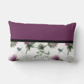 紫フローラモノグラム ランバークッション (裏面)