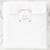 紫フローラ初の聖餐式 スクエアシール (バッグ)