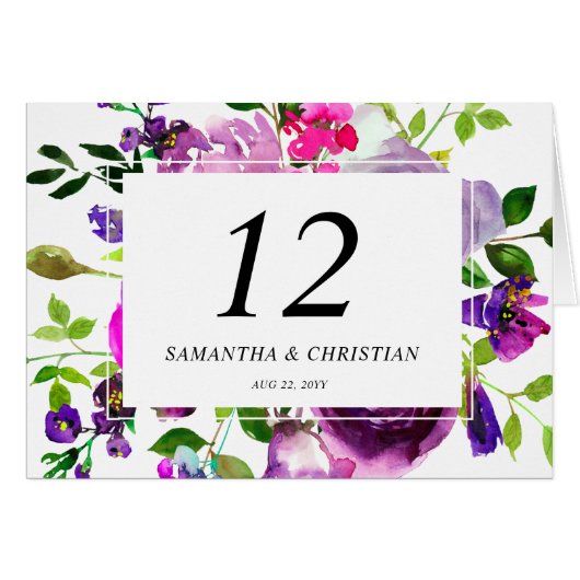 紫フローラ折り畳み結婚テントの表番号 (正面横)