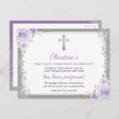 紫フローラ第1期延期のお知らせ ポストカード (正面/裏面)