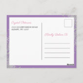 紫フローラ第1期延期のお知らせ ポストカード (裏面)