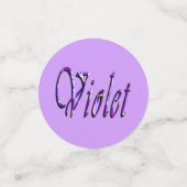 紫フローラ紫の名前 コンフェッティ (スモール正面)