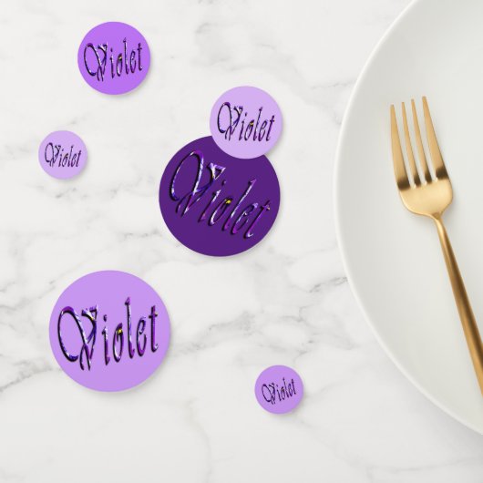 紫フローラ紫の名前 コンフェッティ (グループ)