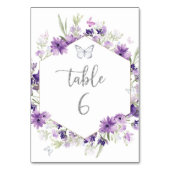 紫フローラ銀蝶テーブル番号 テーブルナンバー (裏面)