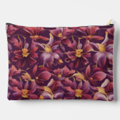 紫フローラ- アクセサリーポーチ (裏面)