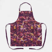 紫フローラ- エプロン (正面)