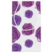 紫フローラ スモールペーパーバッグ (裏面)