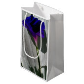 紫フローラ スモールペーパーバッグ (正面アングル)