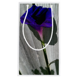 紫フローラ スモールペーパーバッグ