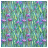 紫フローラ ファブリック (見本)