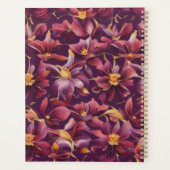 紫フローラ- プランナー手帳 (裏面)