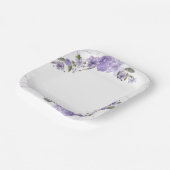 紫フローラ ペーパープレート (傾斜あり)
