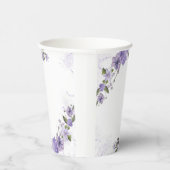 紫フローラ 紙コップ (右)