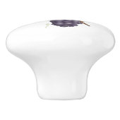 紫ブドウ セラミックノブ (側面)