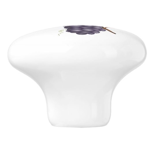 紫ブドウ セラミックノブ (側面)