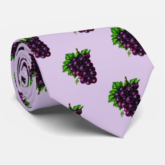 紫ブドウ ネクタイ (ロール)