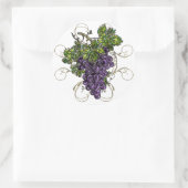 紫ブドウ ラウンドシール (バッグ)