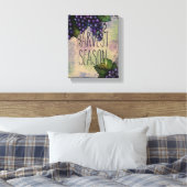 紫ブドウ |収穫時期 キャンバスプリント (インサイチュ (寝室))