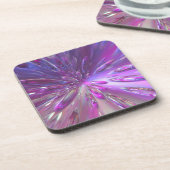 紫プモダンリズム滴スタイリッシュ コースター (左側)