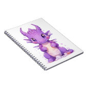 紫ベビードラゴン ノートブック (右側)