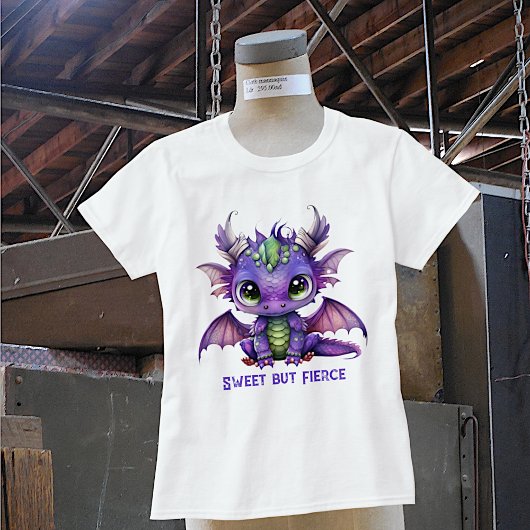 紫ベビードラゴン Tシャツ