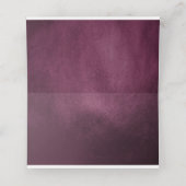 紫ホットピンク金ゴールド水色フローラ結婚ズプラ プレイスカード (内部開封)