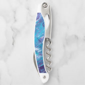 紫ホワイトアクアコルクねじ ソムリエナイフ (裏面)