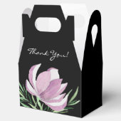 紫マグノリアフローラ水彩植物学 フェイバーボックス (オープン)