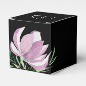 紫マグノリアフローラ水彩植物学 フェイバーボックス (正面サイド)