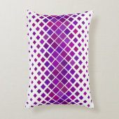 紫マゼンタダイヤモンドデザイン アクセントクッション (正面(垂直))