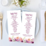 紫マゼンタパープルフローラ結婚の花の食品 メニュー<br><div class="desc">紫マゼンタ紫フローラの食結婚品メニュー。</div>
