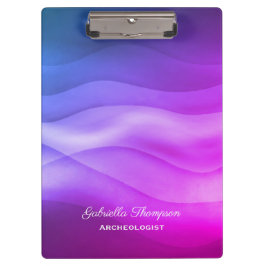 紫マゼンモダンタグラデーション抽象芸術波 クリップボード