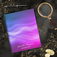 紫マゼンモダンタグラデーション抽象芸術波