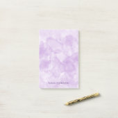 紫ミニマル色 ポストイット (デスク上)