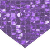 紫モザイクフェイクガラス ミディアムテーブルランナー (コーナー)